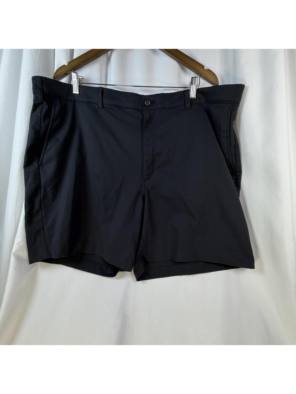 PGA Tour Men's 42 Golf Shorts Flat Front Gray Casual Performance Active